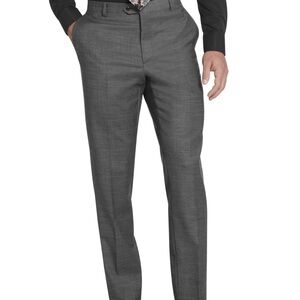 Joseph Abboud Classic Gray Wool Trousers